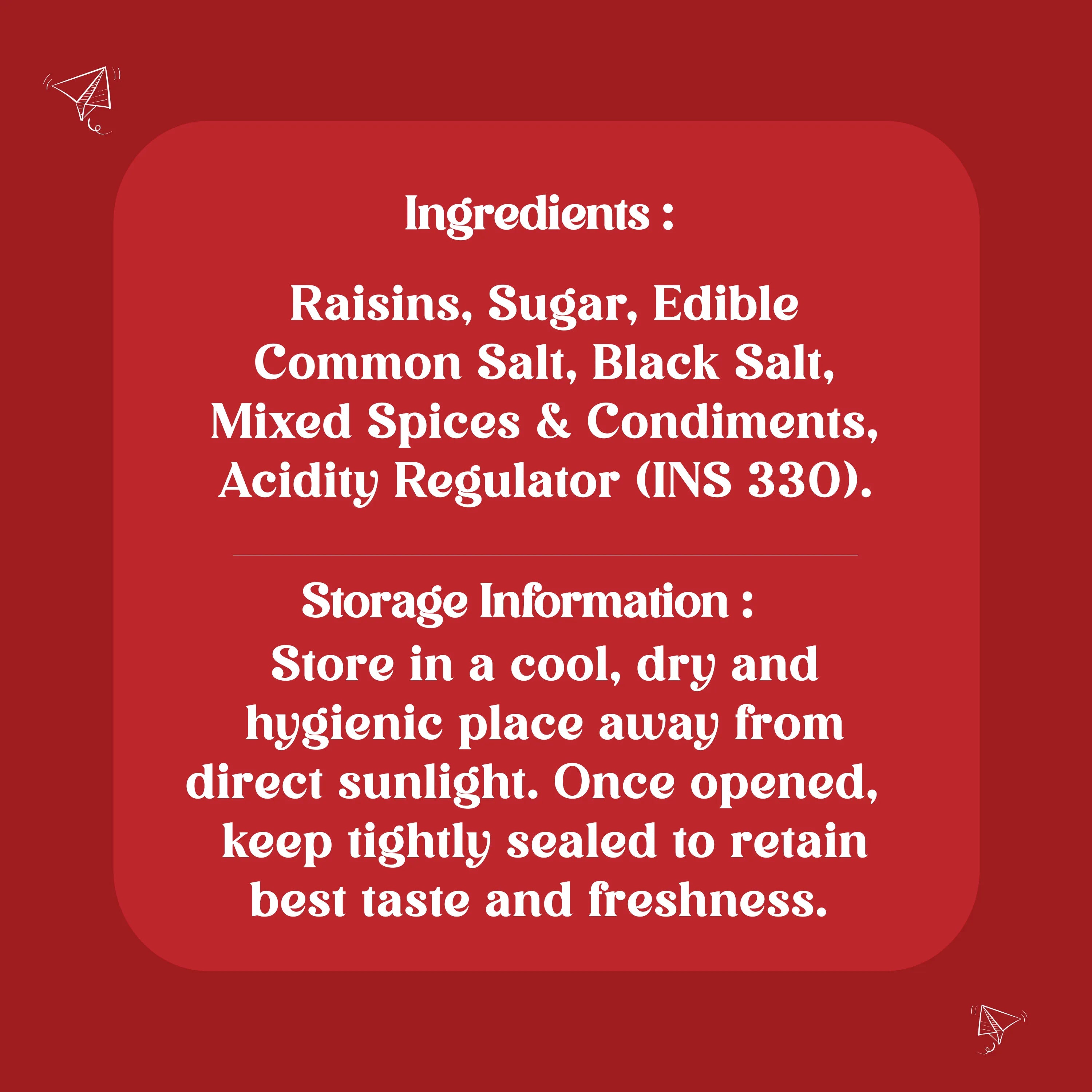 Anardana Raisin - Jar