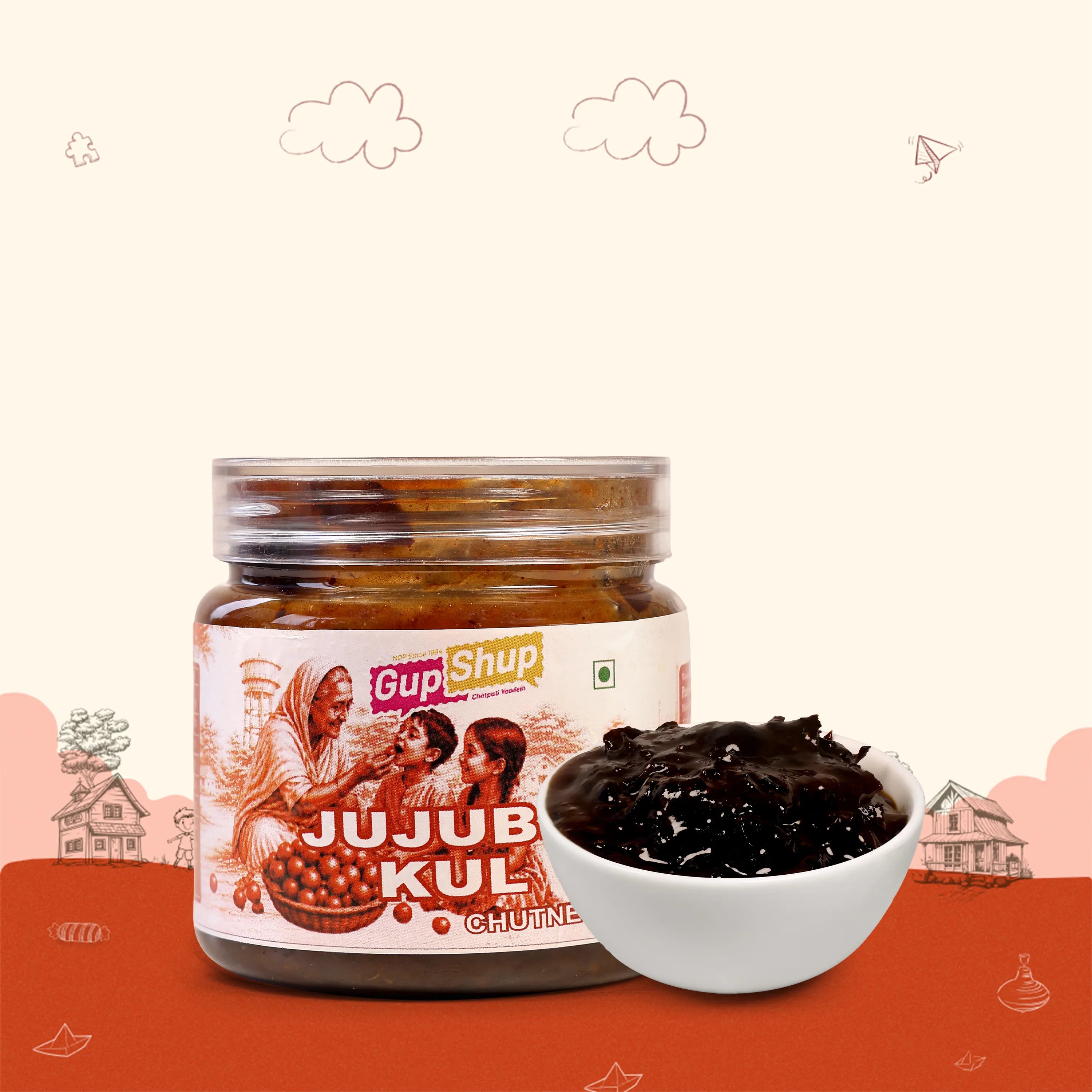 Jujube Kul Chutney - Jar